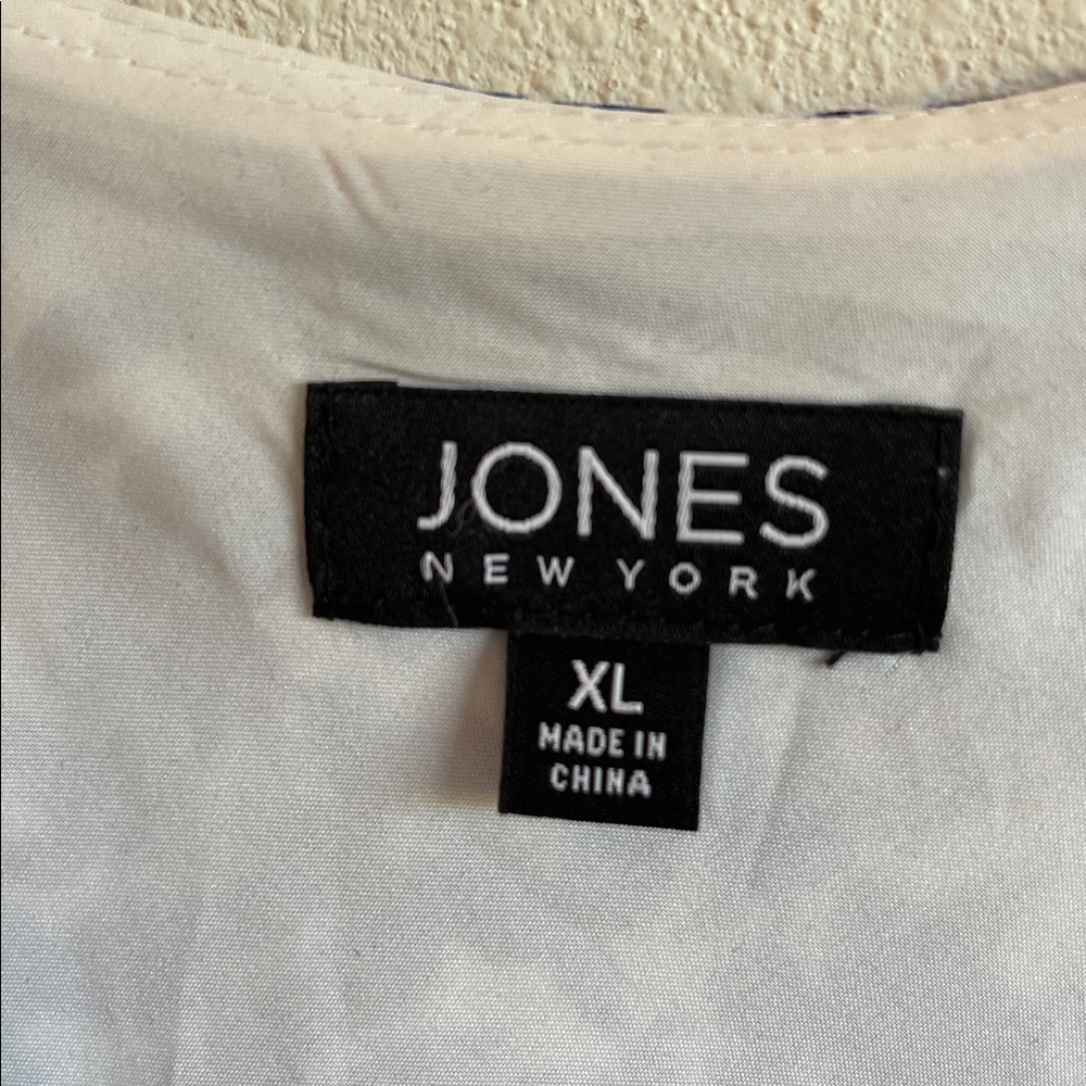 Jones New York Blue Floral Midi Dress - Picture 2 of 8